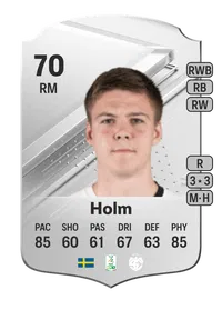 Emil Holm Rare 70 Overall Rating