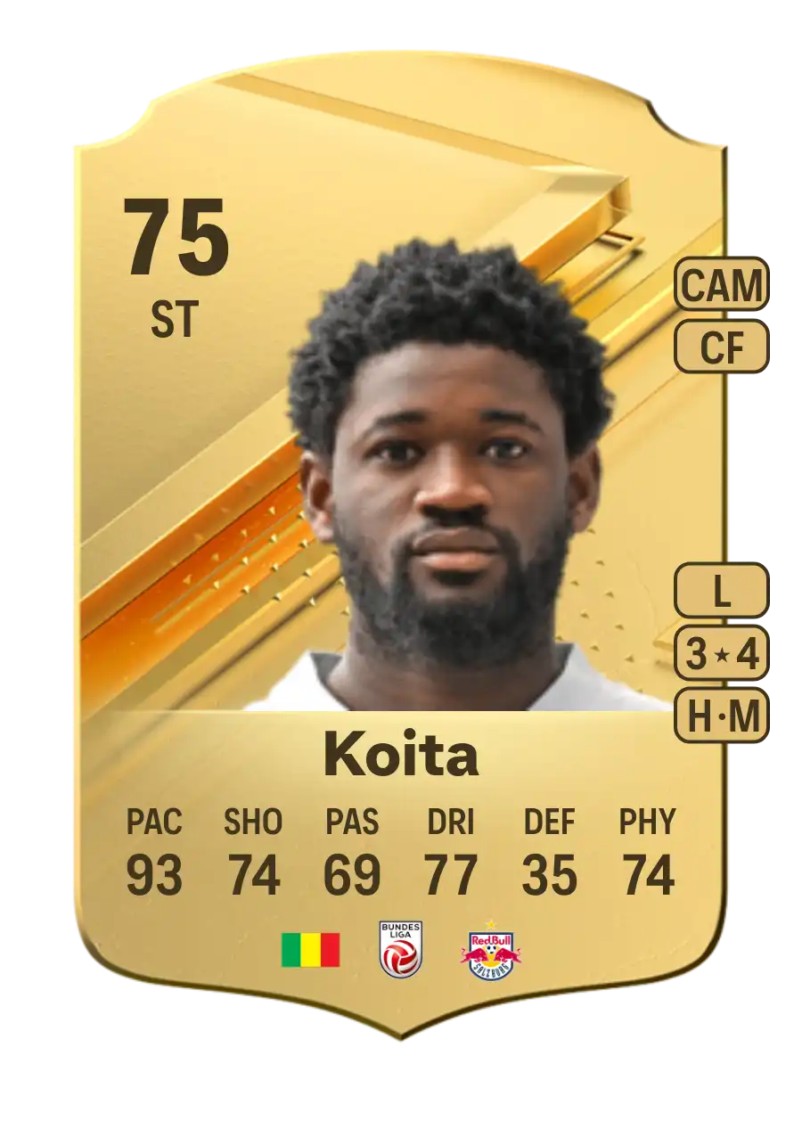 Sekou Koita Rare 75 Overall Rating