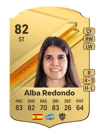 Alba Redondo Rare 82 Overall Rating