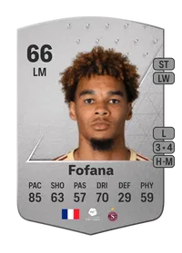 Boubacar Fofana Common 66 Overall Rating