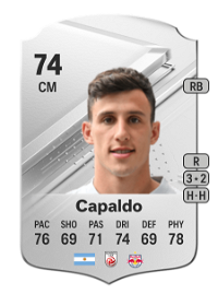 Nicolás Capaldo Rare 74 Overall Rating