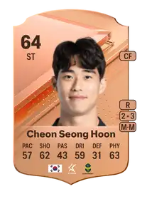 Cheon Seong Hoon Rare 64 Overall Rating