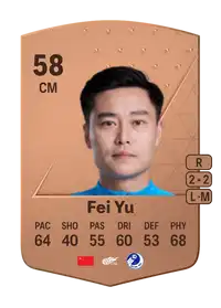 Fei Yu Common 58 Overall Rating