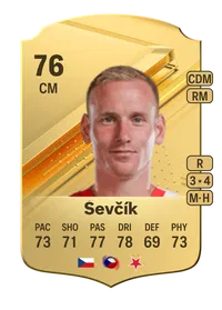 Petr Ševčík Rare 76 Overall Rating