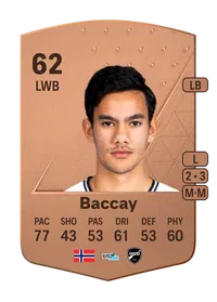 Josef Brian Baccay Common 62 Overall Rating