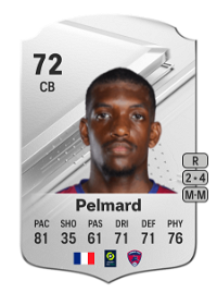 Andy Pelmard Rare 72 Overall Rating