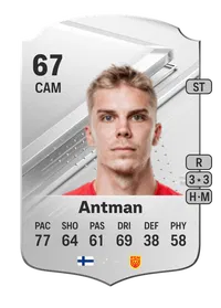 Oliver Antman Rare 67 Overall Rating