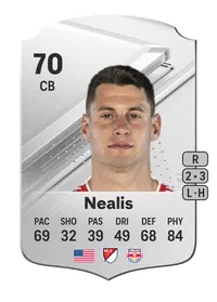 Sean Nealis Rare 70 Overall Rating