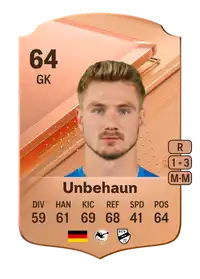 Luca Unbehaun Rare 64 Overall Rating