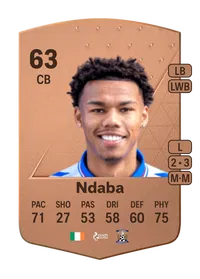 Corrie Ndaba Common 63 Overall Rating