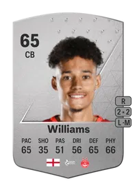 Rhys Williams Common 65 Overall Rating