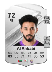 Bandar Al Ahbabi Rare 72 Overall Rating