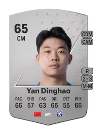 Yan Dinghao Common 65 Overall Rating