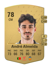 André Almeida Common 78 Overall Rating