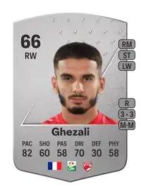 Lamine Ghezali Common 66 Overall Rating