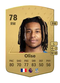 Michael Olise Common 78 Overall Rating