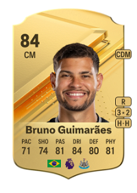 Bruno Guimarães Rare 84 Overall Rating