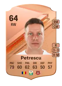 Petrișor Petrescu Rare 64 Overall Rating