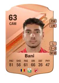 Ahmed Bani Rare 63 Overall Rating