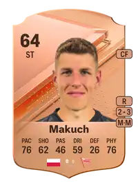 Patryk Makuch Rare 64 Overall Rating