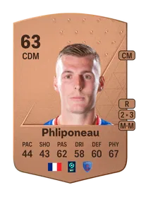 Alexandre Phliponeau Common 63 Overall Rating