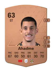 Gassan Ahadme Common 63 Overall Rating