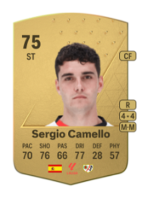 Sergio Camello Common 75 Overall Rating