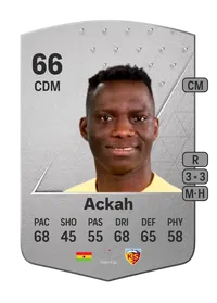 Yaw Ackah Common 66 Overall Rating