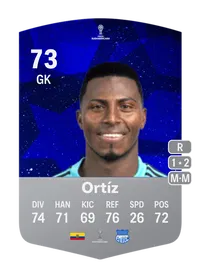 Pedro Ortíz CONMEBOL Sudamericana 73 Overall Rating