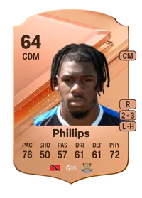 Daniel Phillips Rare 64 Overall Rating