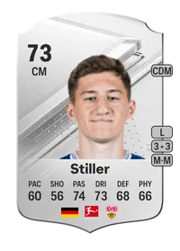 Angelo Stiller Rare 73 Overall Rating