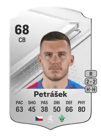 Tomáš Petrášek Rare 68 Overall Rating