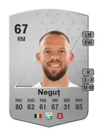 Cristian Neguț Common 67 Overall Rating