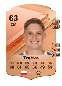 Michał Trąbka Rare 63 Overall Rating