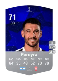 Fabio Pereyra CONMEBOL Sudamericana 71 Overall Rating