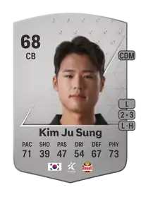 Kim Ju Sung Common 68 Overall Rating