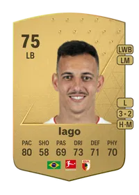 Iago Common 75 Overall Rating