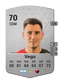 Cristian Vega Common 70 Overall Rating