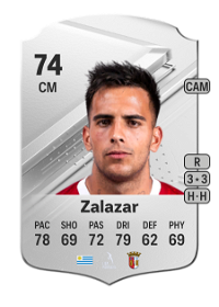 Rodrigo Zalazar Rare 74 Overall Rating