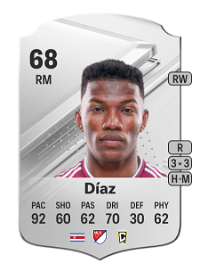 Luis Díaz Rare 68 Overall Rating
