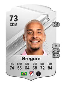 Gregore Rare 73 Overall Rating