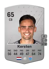 Sam Kersten Common 65 Overall Rating