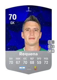 Leandro Requena CONMEBOL Sudamericana 70 Overall Rating