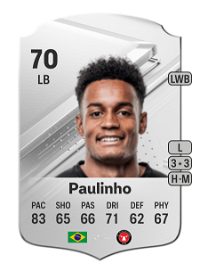 Paulinho Rare 70 Overall Rating