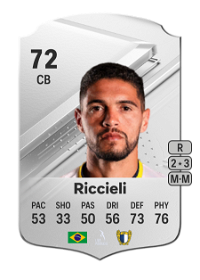 Riccieli Rare 72 Overall Rating