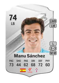 Manu Sánchez Rare 74 Overall Rating