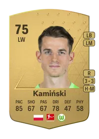 Jakub Kamiński Common 75 Overall Rating