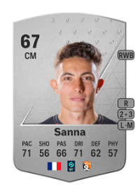 Sam Sanna Common 67 Overall Rating
