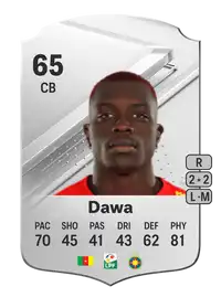 Aurélien Dawa Rare 65 Overall Rating