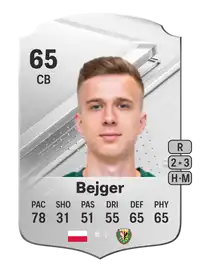 Łukasz Bejger Rare 65 Overall Rating